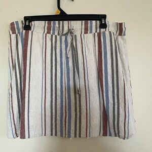 Royalty For Me Multicolor Striped Skirt